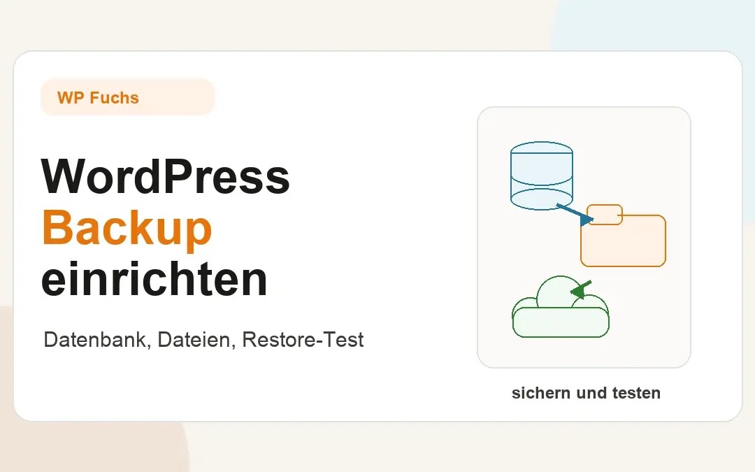 WordPress Backup richtig einrichten: Welche Backups dich im Notfall wirklich retten